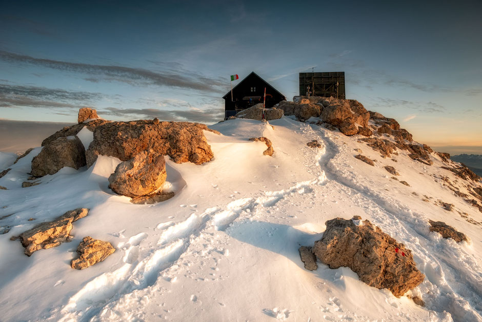 12 Things You Need To Know Before Staying In A Mountain Hut In The Italian Dolomites 11 Rifugio Capanna Fassa built on the summit of Piz Boe is the second highest mountain hut in the Dolomites