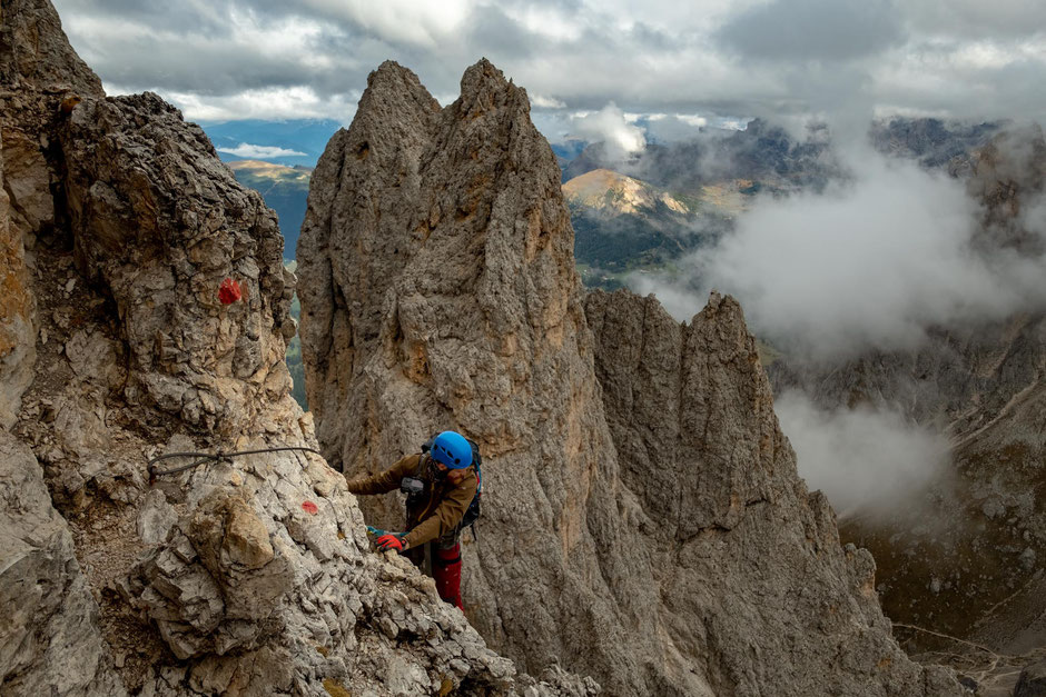 My Favourite Intermediate Via Ferratas In The Italian Dolomites 7 Via ferrata Oskar Schuster - a fantastic intermediate iron path in the Italian Dolomites