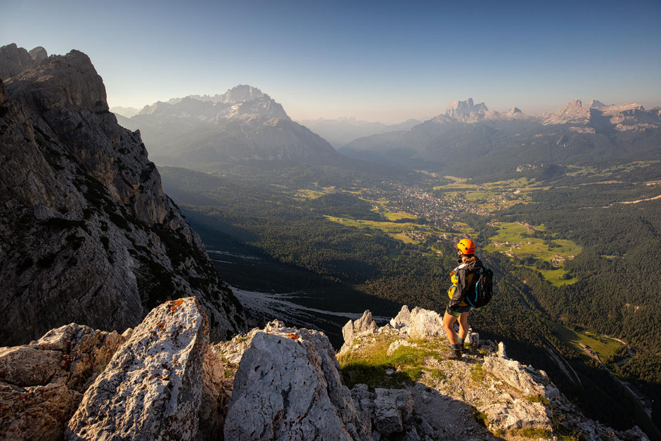 My Favourite Intermediate Via Ferratas In The Italian Dolomites 10 The highest point of the via ferrata Michieli Strobel in the Italian Dolomites