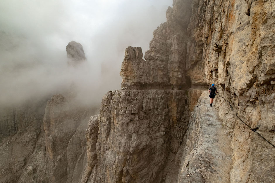 My Favourite Intermediate Via Ferratas In The Italian Dolomites 11 Via ferrata Bocchette Centrali in the Brenta Group of the Italian Dolomites