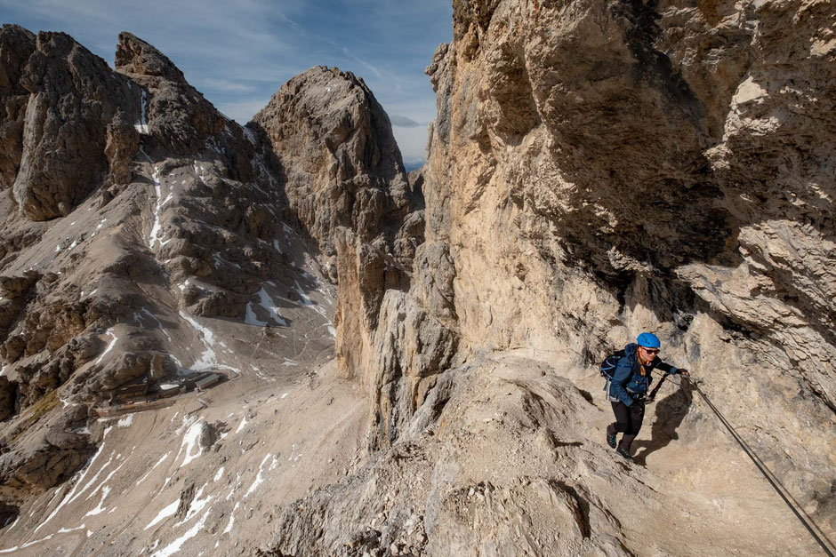 Twelve Beginner-Friendly Via Ferrata Routes To Try In The Italian Dolomites 4 Via Ferrata Catinnacio D'Antermoia. Great beginner ferrata in the Italian Dolomites