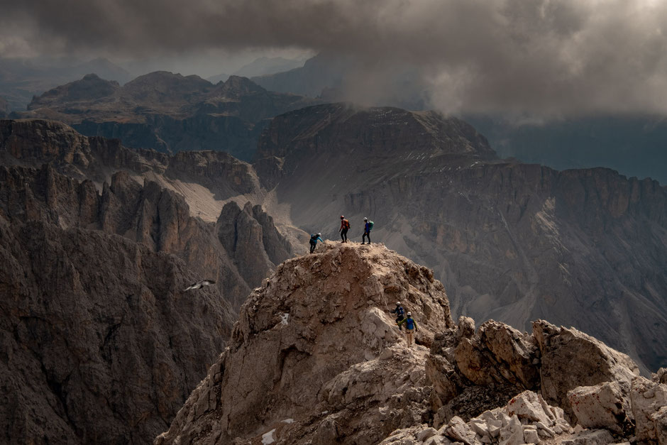 Twelve Beginner-Friendly Via Ferrata Routes To Try In The Italian Dolomites 7 The summit of Sass Rigais in the Italian Dolomites