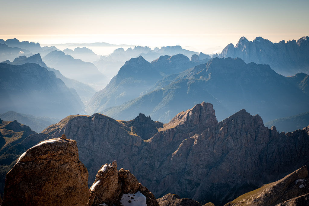 A Day By Day Guide To Hiking Alta Via 2 In The Italian Dolomites: Part 1 49 The views from the summit of Punta Rocca on Marmolada - Dolomite's highest peak.