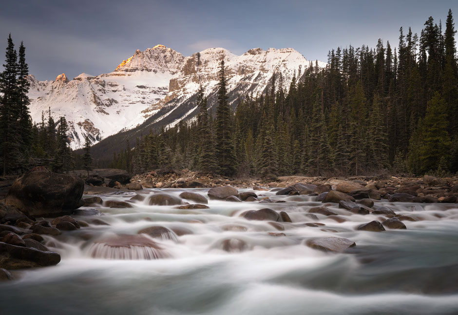 Western Canada in 3 weeks - Road Trip Plan from Vancouver to Canadian Rockies and Back 1 The Mistaya River - road trip itinerary via the Canadian Rockies, starting and ending in Vancouver