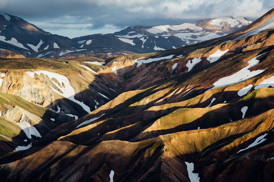 Rhyolite mountains in Landmannalaugar 