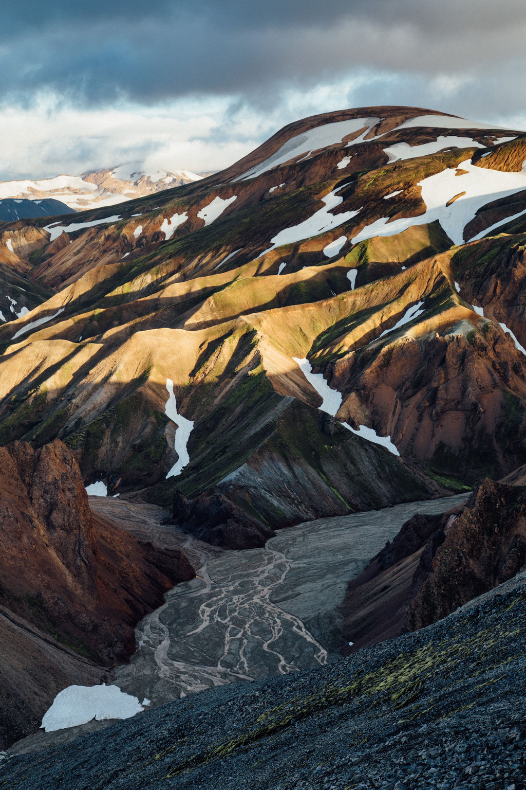 View from Blue Peak. Guide to Landmannalaugar - The Gateway to the Icelandic Highlands. 