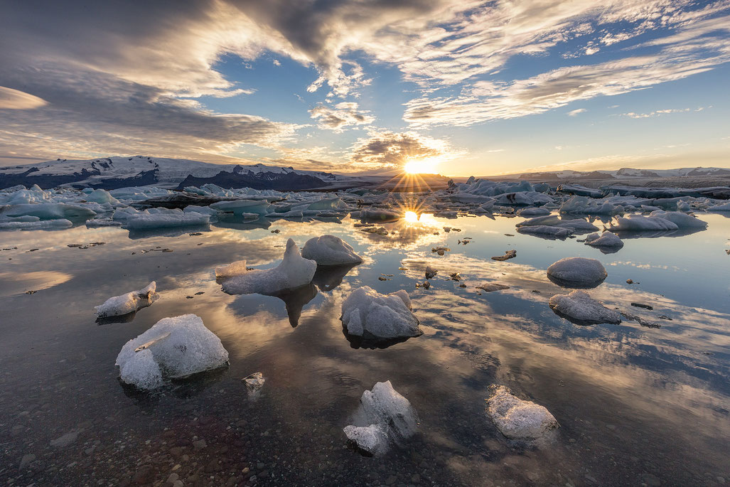 Jokulsarlon Glacier Lagoon. Best photography spots in Iceland