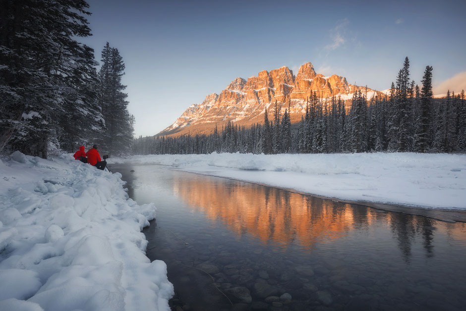 Castle Mountain in Banff National Park, Canada
