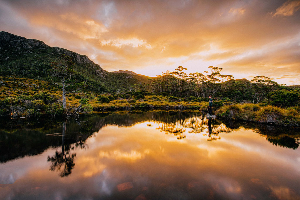 Hiking in Cradle Mountain National Park, Tasmania