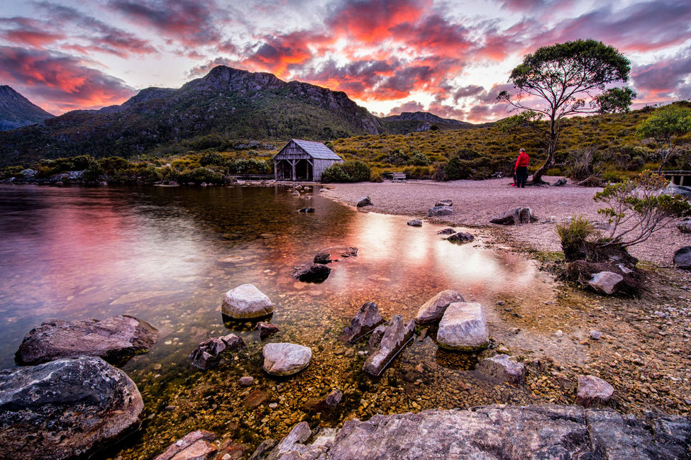 Boat Shed by the Dove Lake, Cradle Mountain National Park, Tasmania
