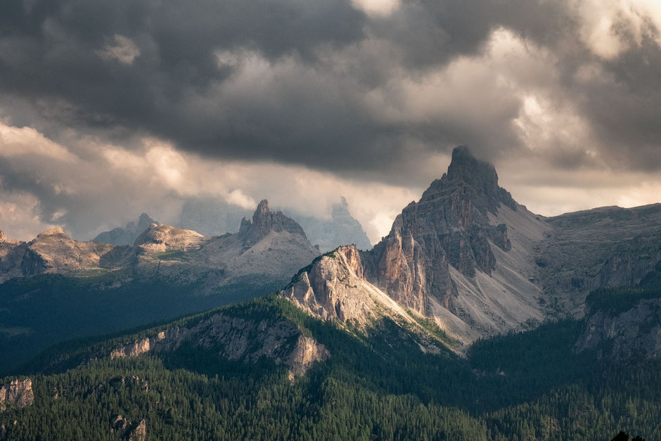 Top Via Ferratas Around Cortina d'Ampezzo In The Italian Dolomites 13 The views of Croda Da Lago from rifugio Pomedes where the via ferrata Punta Ana begins