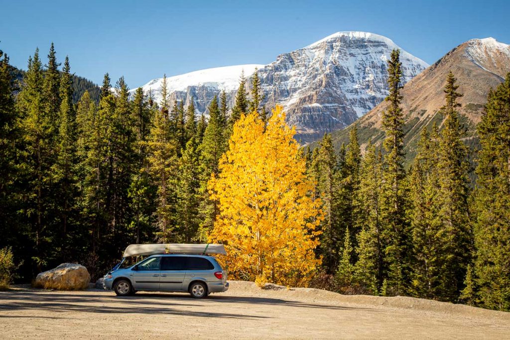 Dodge Caravan Icefields Parkway 1