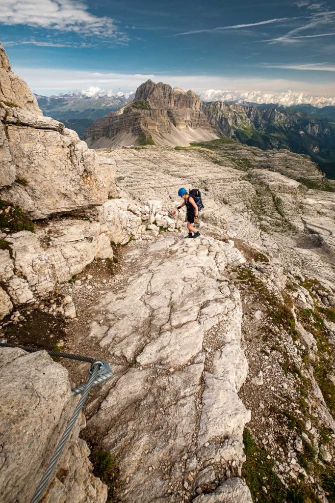 Epic Guide To Dolomiti Brenta Traverse 3-5-Day Backpacking Trip Across The Adamello Brenta Nature Park In The Italian Dolomites 2 Dolomiti Brenta Traverse Day 1 2