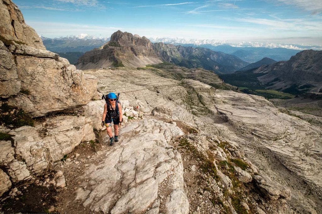 Epic Guide To Dolomiti Brenta Traverse 3-5-Day Backpacking Trip Across The Adamello Brenta Nature Park In The Italian Dolomites 3 Dolomiti Brenta Traverse Day 1 3