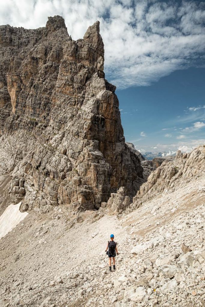 Epic Guide To Dolomiti Brenta Traverse 3-5-Day Backpacking Trip Across The Adamello Brenta Nature Park In The Italian Dolomites 4 Dolomiti Brenta Traverse Day 1 4