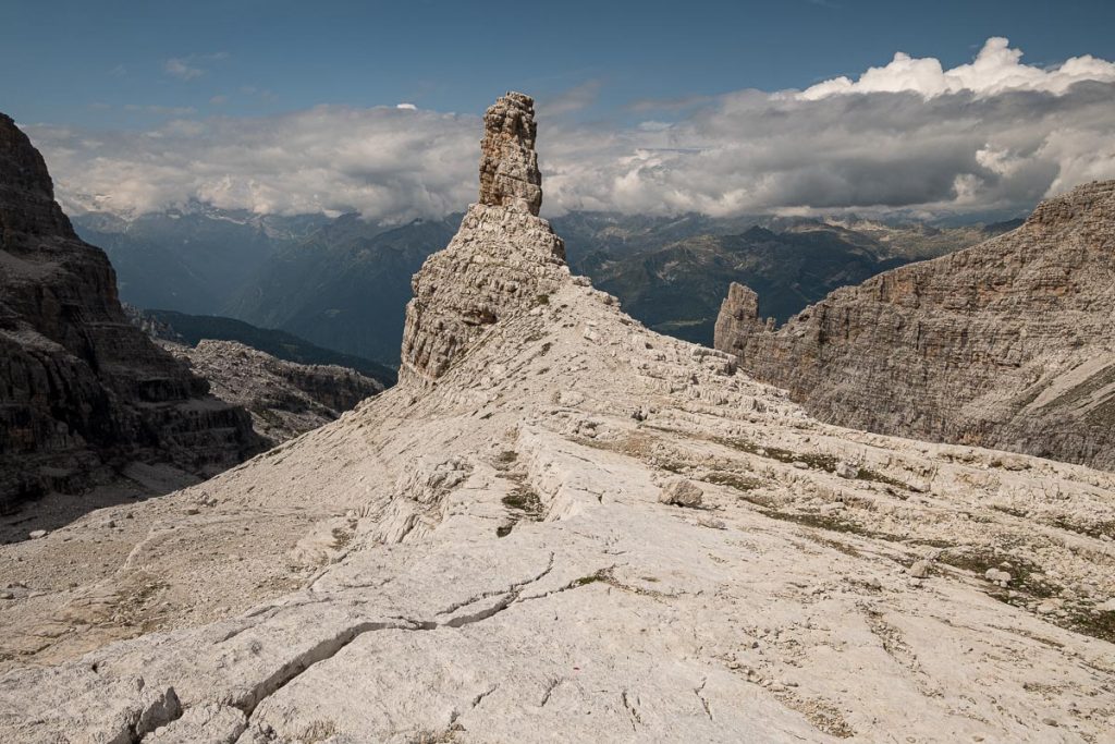 Epic Guide To Dolomiti Brenta Traverse 3-5-Day Backpacking Trip Across The Adamello Brenta Nature Park In The Italian Dolomites 7 Dolomiti Brenta Traverse Day 1 9
