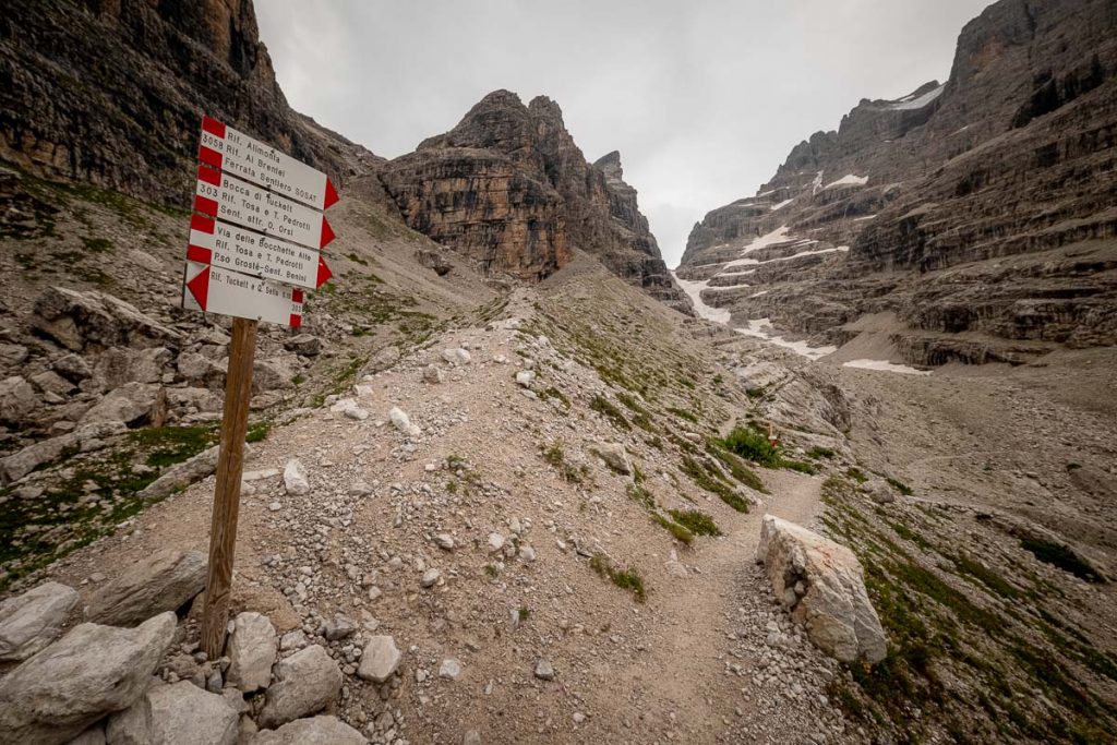 Epic Guide To Dolomiti Brenta Traverse 3-5-Day Backpacking Trip Across The Adamello Brenta Nature Park In The Italian Dolomites 10 Dolomiti Brenta Traverse Day 2 1