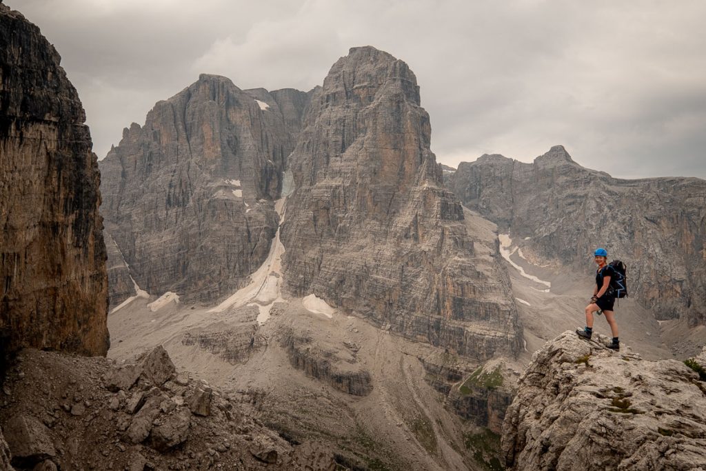 Epic Guide To Dolomiti Brenta Traverse 3-5-Day Backpacking Trip Across The Adamello Brenta Nature Park In The Italian Dolomites 11 Dolomiti Brenta Traverse Day 2 3