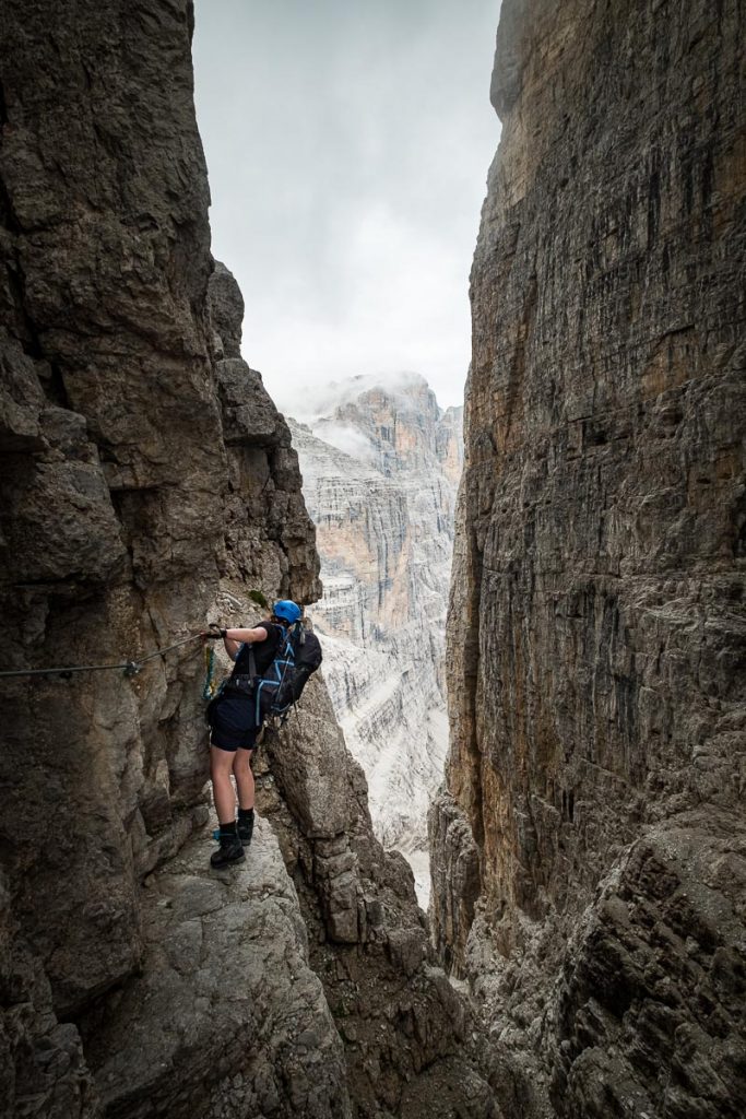 Epic Guide To Dolomiti Brenta Traverse 3-5-Day Backpacking Trip Across The Adamello Brenta Nature Park In The Italian Dolomites 22 Dolomiti Brenta Traverse Day 3 9