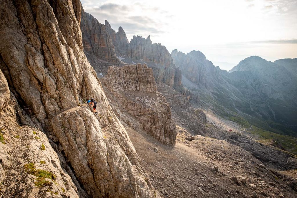 Epic Guide To Dolomiti Brenta Traverse 3-5-Day Backpacking Trip Across The Adamello Brenta Nature Park In The Italian Dolomites 31 Dolomiti Brenta Traverse Day 4 4