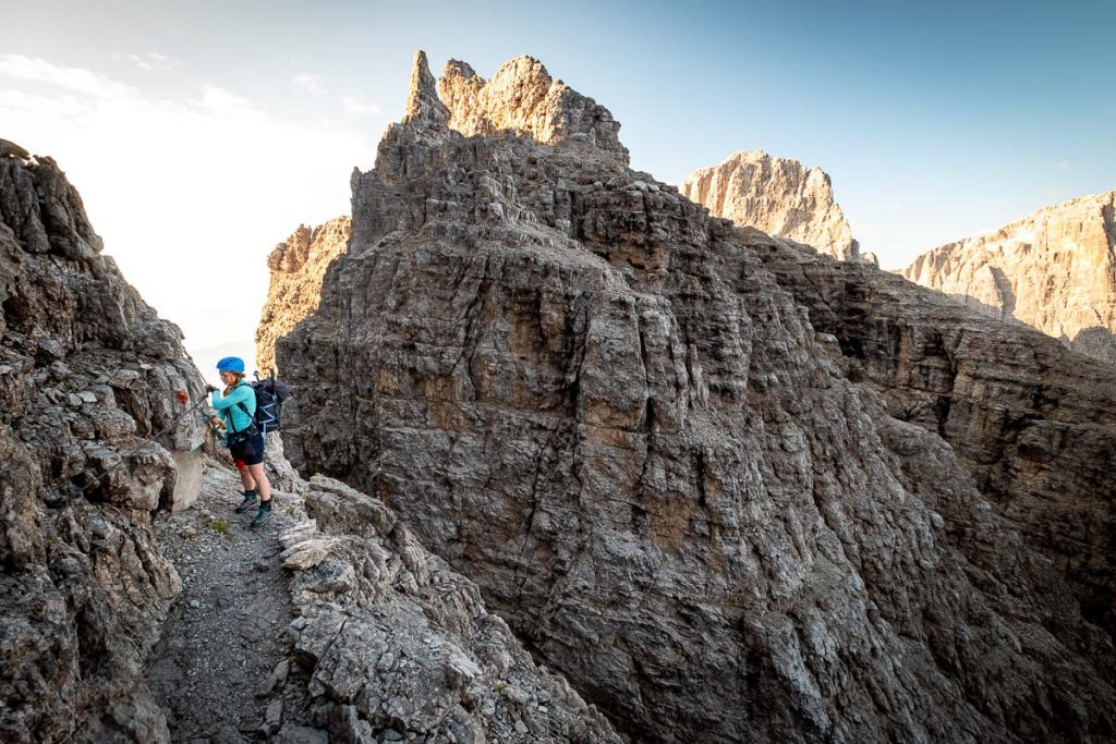 Epic Guide To Dolomiti Brenta Traverse 3-5-Day Backpacking Trip Across The Adamello Brenta Nature Park In The Italian Dolomites 41 Dolomiti Brenta Traverse Day 5 11
