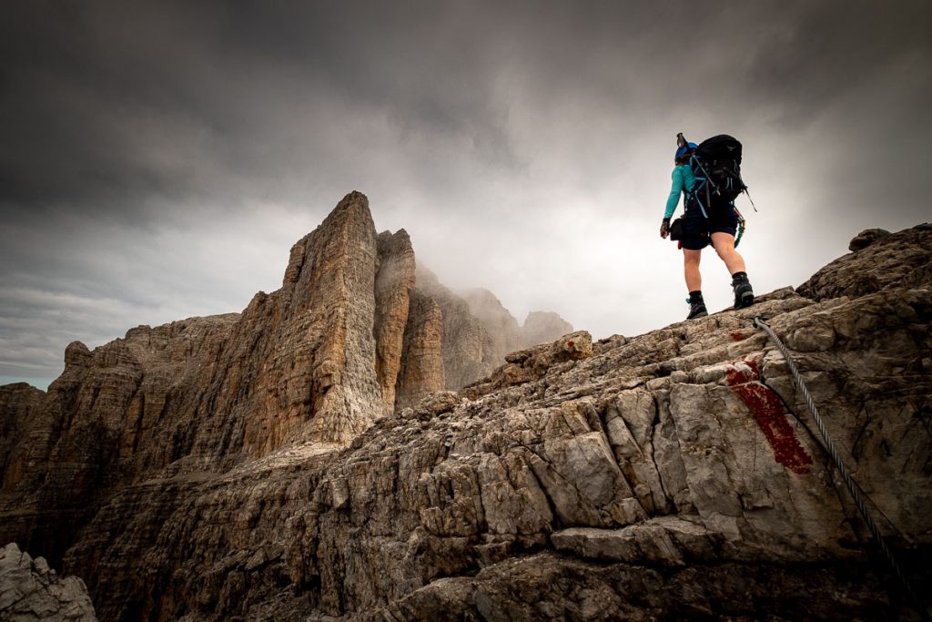 Epic Guide To Dolomiti Brenta Traverse 3-5-Day Backpacking Trip Across The Adamello Brenta Nature Park In The Italian Dolomites 47 Dolomiti Brenta Traverse Day 5 16