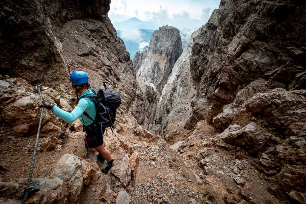 Epic Guide To Dolomiti Brenta Traverse 3-5-Day Backpacking Trip Across The Adamello Brenta Nature Park In The Italian Dolomites 48 Dolomiti Brenta Traverse Day 5 19