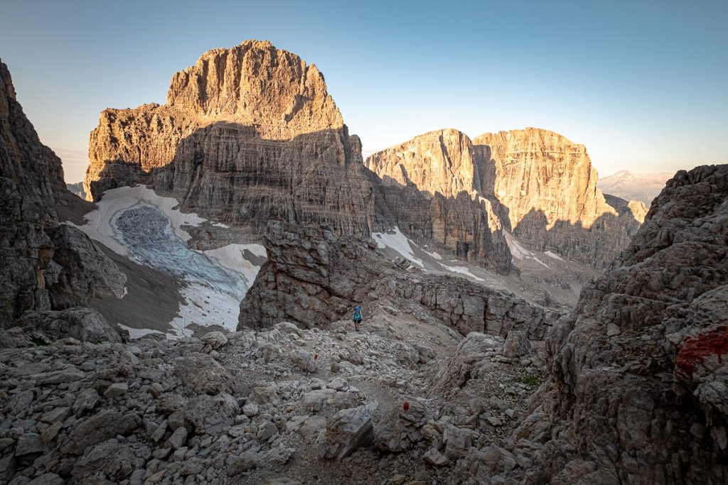 Epic Guide To Dolomiti Brenta Traverse 3-5-Day Backpacking Trip Across The Adamello Brenta Nature Park In The Italian Dolomites 40 Dolomiti Brenta Traverse Day 5 3