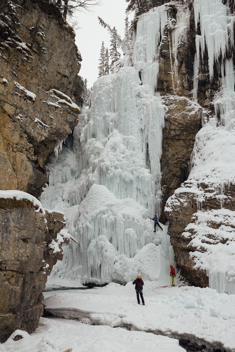 Johnston Canyon Winter 6