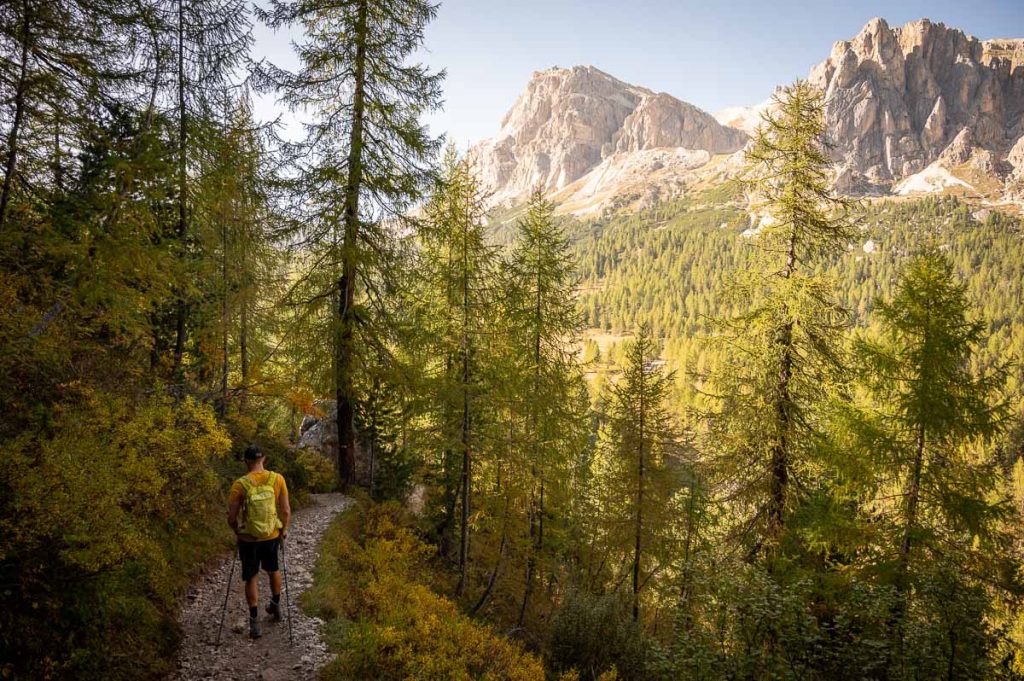 Lago Limedes Cinque Torri Circuit Hike 19