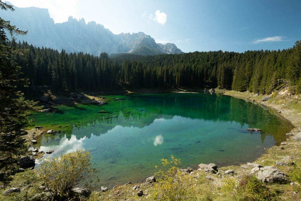 Guide To Fassa Valley & Rosengarten Nature Park: Best Hikes, Via Ferratas & Photography Spots 21 Lake Carezza 1