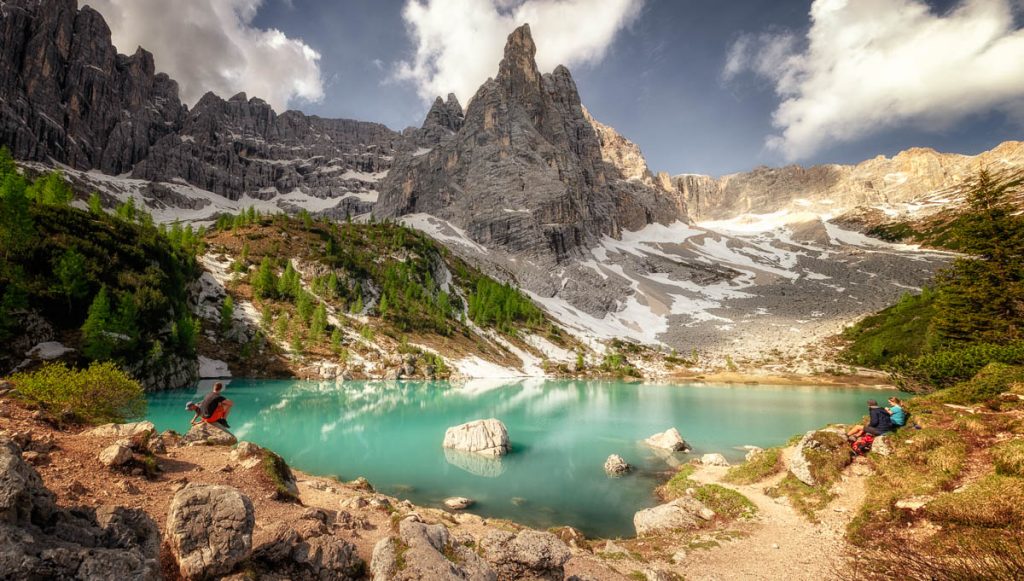29 Best Day Hikes In The Dolomites Rated From Easy To Difficult 11 Lake Sorapiss - A top day hike in the Dolomites