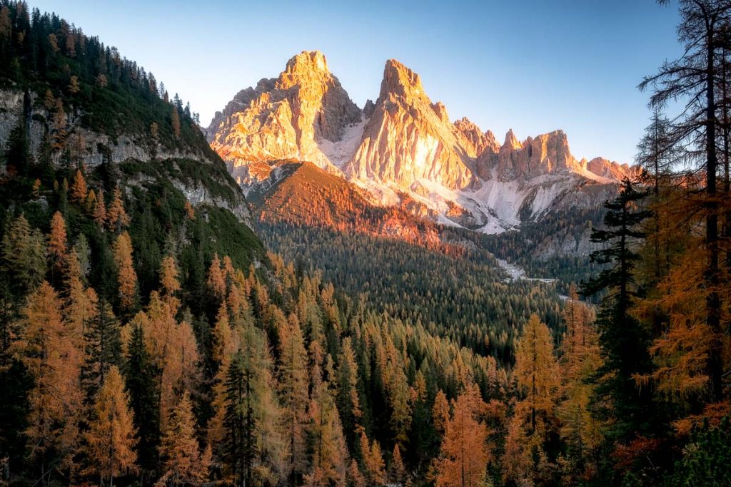 Lake Sorapiss Monte Cristallo viewpoint 1