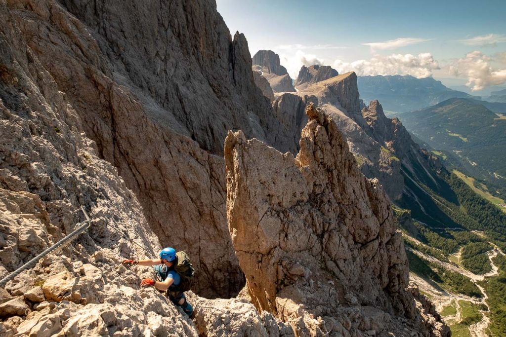 Pale Di San Martino Traverse Via Ferrata Bolver Lugli