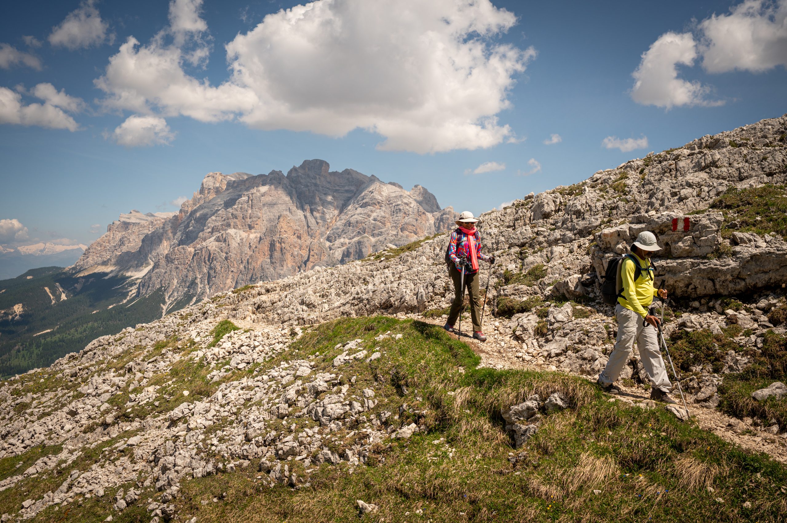 Passo Valparola to Piz Sorega Hike