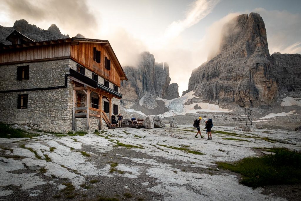 Epic Guide To Dolomiti Brenta Traverse 3-5-Day Backpacking Trip Across The Adamello Brenta Nature Park In The Italian Dolomites 16 Rifugio Alimonta Dolomiti Brenta 1