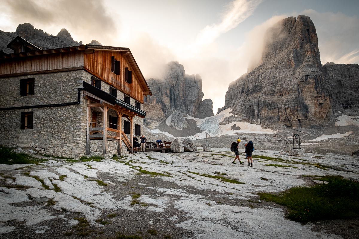Epic Guide To Dolomiti Brenta Traverse 3-5-Day Backpacking Trip Across The Adamello Brenta Nature Park In The Italian Dolomites 36 Rifugio Alimonta Dolomiti Brenta 1