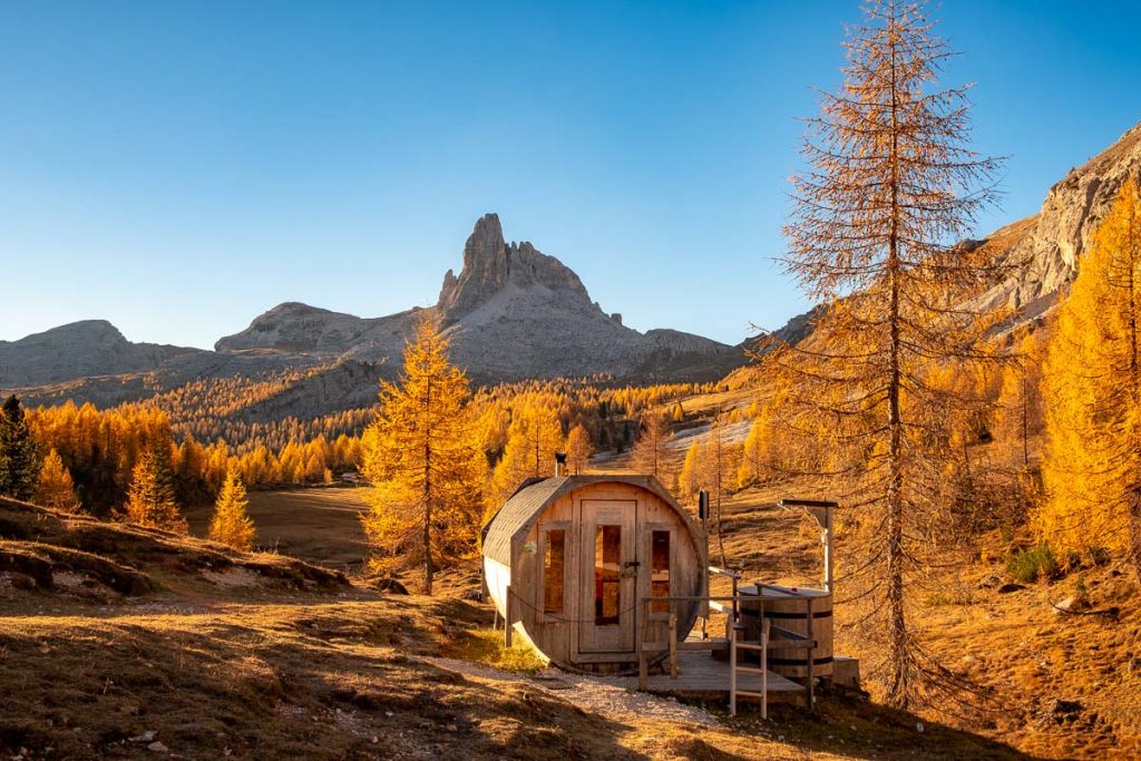 Rifugio Croda Da Lago sauna