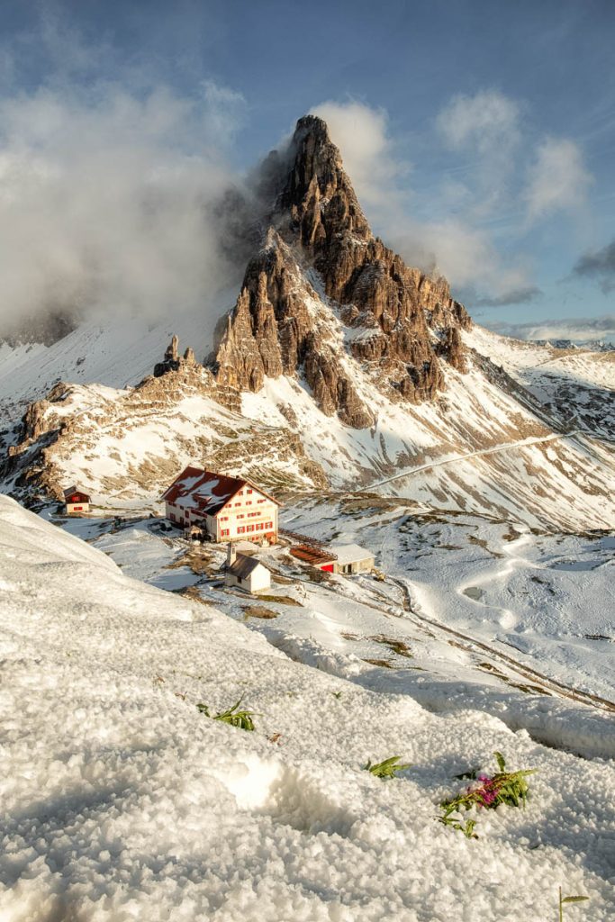 Rifugio Locatelli and Monte Paterno