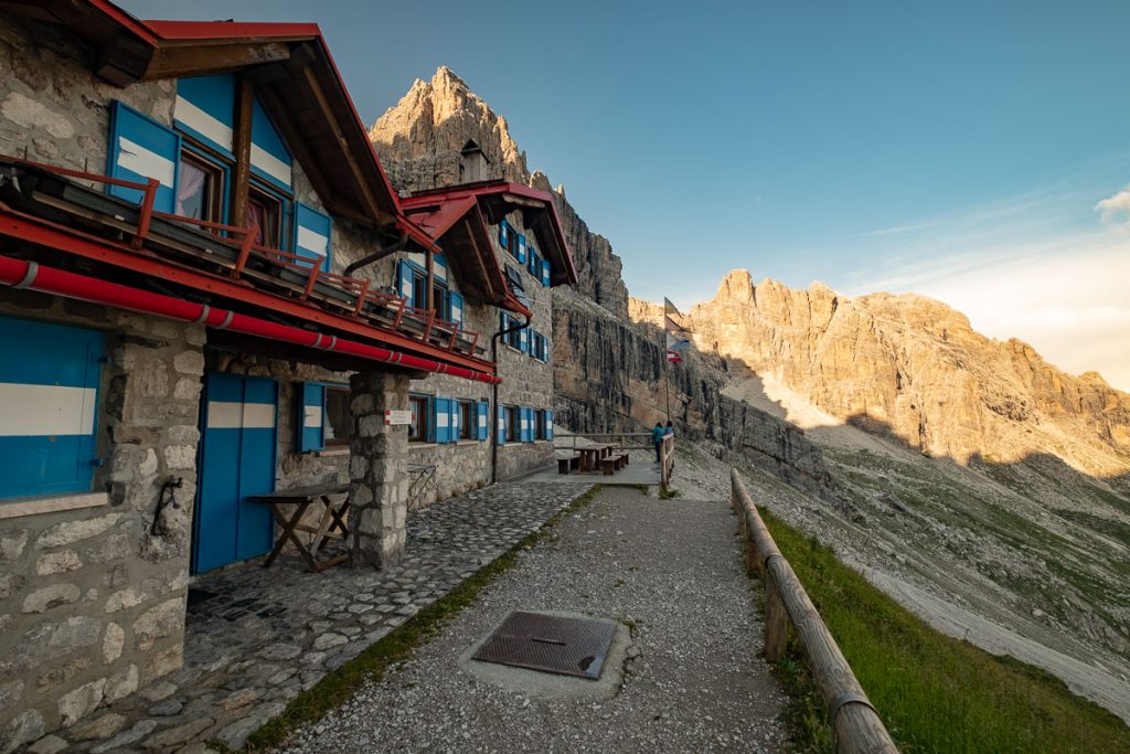 Epic Guide To Dolomiti Brenta Traverse 3-5-Day Backpacking Trip Across The Adamello Brenta Nature Park In The Italian Dolomites 27 Riifugio Agostini Dolomiti Brenta 2