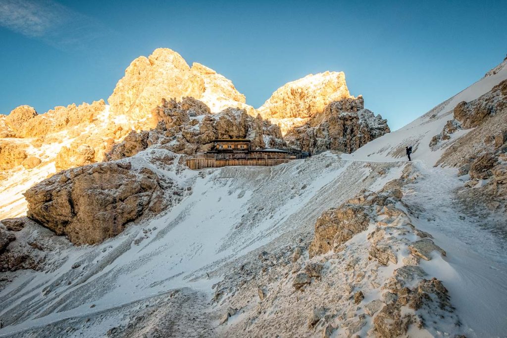 An Epic 3-5 Day Traverse Across The Rosengarten Nature Park In The Italian Dolomites 20 Rosengarten Traverse Passo Principe 13