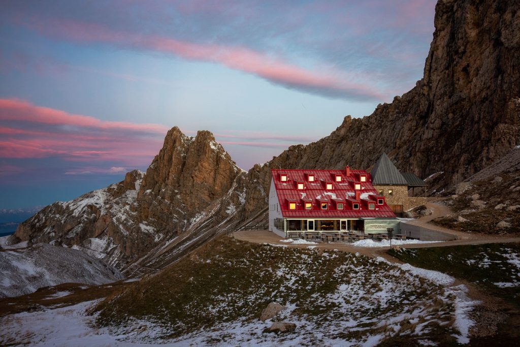 An Epic 3-5 Day Traverse Across The Rosengarten Nature Park In The Italian Dolomites 29 Rosengarten Traverse Rifugio Alpi Di Tires