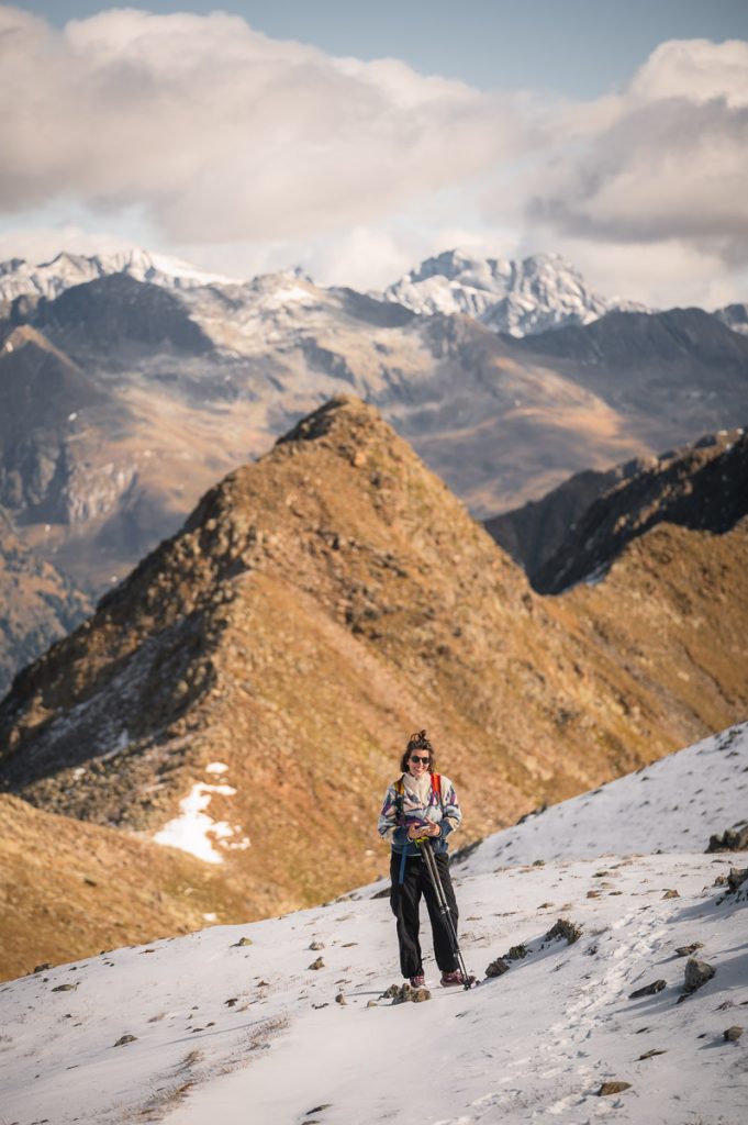 The views towards Austrian Alps along the hike to Rotwand
