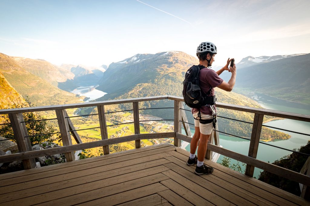 Via ferrata Loen Norway 14