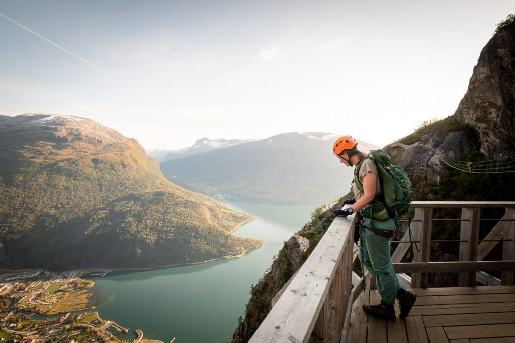 Via ferrata Loen Norway 16