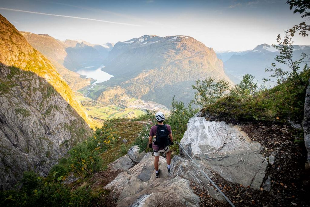 Via ferrata Loen Norway 17