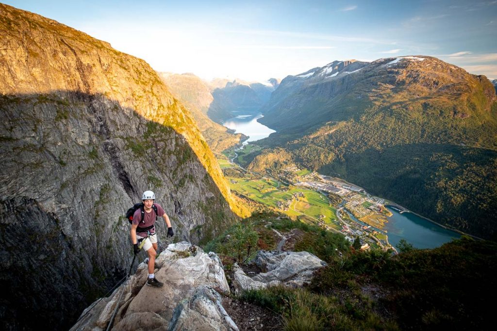 Via ferrata Loen Norway 18