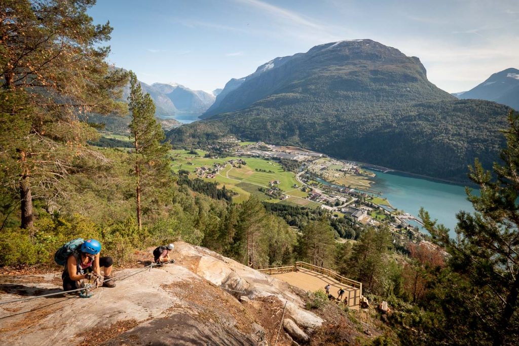 Via ferrata Loen Norway 3