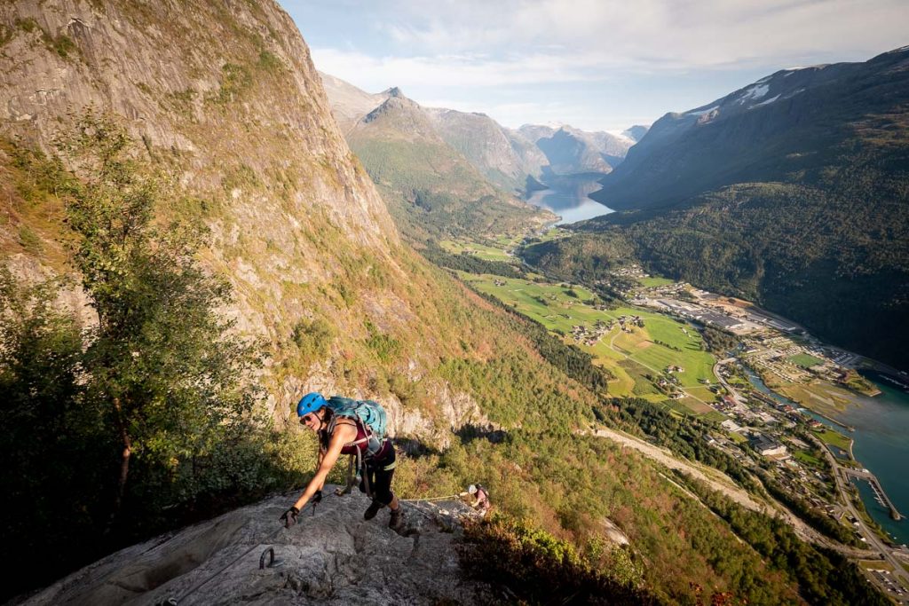 Via ferrata Loen Norway 7