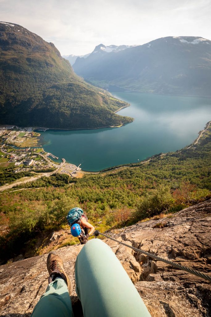 Via ferrata Loen Norway 8